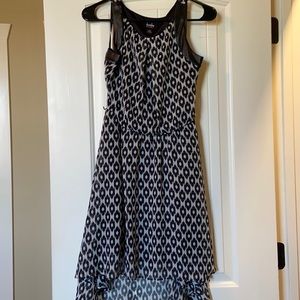 BLACK AND GRAY DRESS